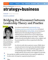Bridging the Disconnect between Leadership Theory and Practice